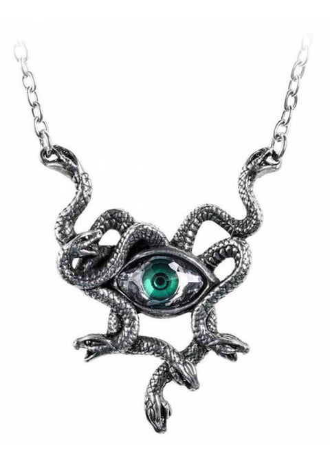 Alchemy Gorgon's Eye Pendant Necklace